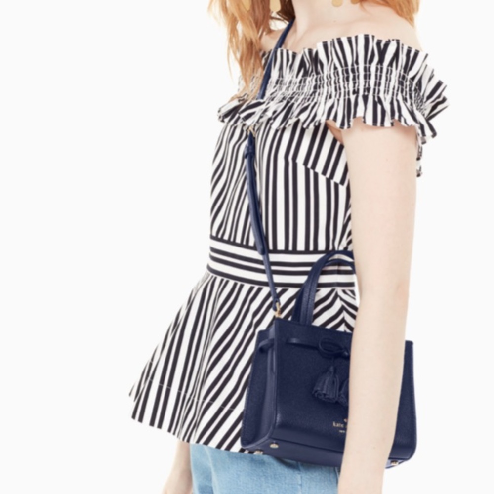 Kate spade hayes Street Small Sam Blue ridge bag - Picture 5 of 8